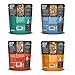 Fishpeople Wild Seafood Soup + Chowder Variety Pack, 10 ounce pouches (4 pack), Microwaveable, Gluten-Free, Packed with Protein and Omega-3s, BPA-free, Ready to Eat Wild-Caught Sustainable Seafood
