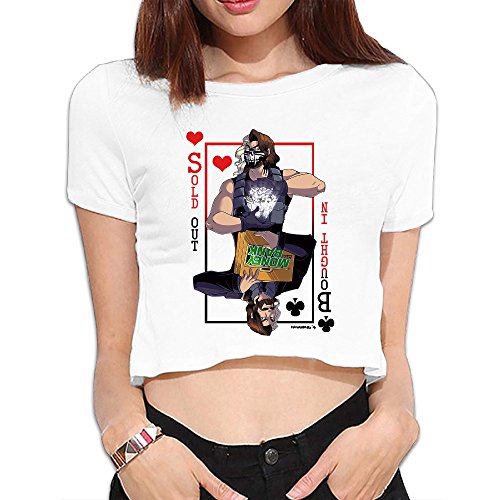 SAIMEI Women's Seth Rollins Short Sleeve Crop Top Shirt