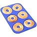 HOMKOM - Silicone Donut Baking Pan/Non-Stick Donut Mold/Donuts/Bagels/Muffins & Other Delicacies - Dishwasher, Oven, Microwave, Freezer Safe - Professional Grade Doughnut Pan Mold