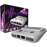 Old Skool Classiq 2 HD 720p Twin Video Game System, Grey/Purple Compatible with SNES/NES Nintendo and Super Nintendo cartridges