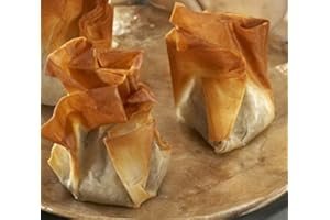 APPETIZERSUSA Pear & Brie Beggars Purse - Gourmet Frozen Vegetarian Appetizers (50 Piece Tray)