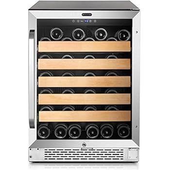 Whynter Stainless Steel Coole Bwr 541sts 24 Built In 54 Bottle Wine Refrigerator Cooler One Size