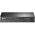 TP-Link TL-SF1008P, 8 Port 10/100Mbps PoE Switch, 4 PoE+ Ports @66W, Desktop, Plug & Play, Sturdy Metal Casing, Fanless, Exte