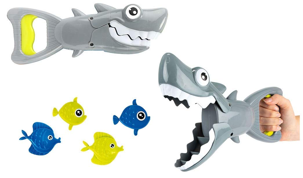 UMKYTOYS Catch Bath Fishing Game Toddler Kids Bath Baby Toys Shark