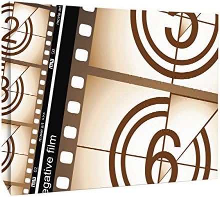 Jp London Cnv2181 Movie Theatre Film Cinema Countdown Reel Canvas