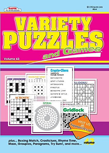 Variety Puzzles & Games Puzzle Book - Volume 43