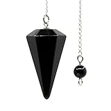 Black Agate Gemstone Rock Crystal Hexagonal Pointed