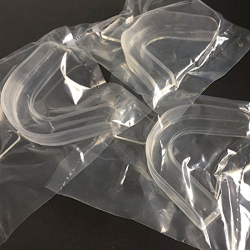 2 Pairs Thermoforming Dental Mouthguard Teeth Whitening Trays Tooth Whitener