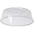 HEMSTORES Microwave Oven Splatter Cover with Several Small Holes to Release Steam | Microwave Lid | Microwave Oven Splatter Cover | Withstand Tempretures Upto 100°C (Pack of 1)