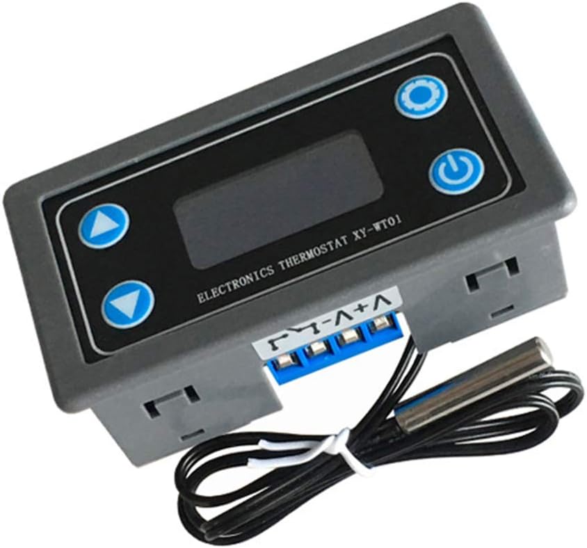 Digital Temperature Controller 12V 24V LCD Display Digital Thermostat ...