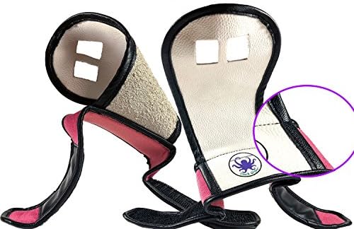 Gymnastics Grips | Gymnastic Grips, Gymnastics Grips For Girls, Gymnastics grips for Crossfit | Reversible, Many Ways To Wear! | Two-hole, Quality Leather With Velcro Strap, No Buckles! (Pink, Medium)