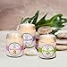 Scented Candles (Lemongrass & Peach & Lilac) - 3 x 8.5-Ounce Soy Candles - Pet Odor Exterminator Candle with Natural Essential Oil （Set Gift of 3）