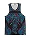 INTO THE AM Elephante Premium All Over Print Rave Tank Top (Medium)