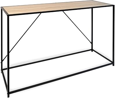 Consola Multifuncional con 1 Estante Moa de Hierro 120 x 40 x 85cm