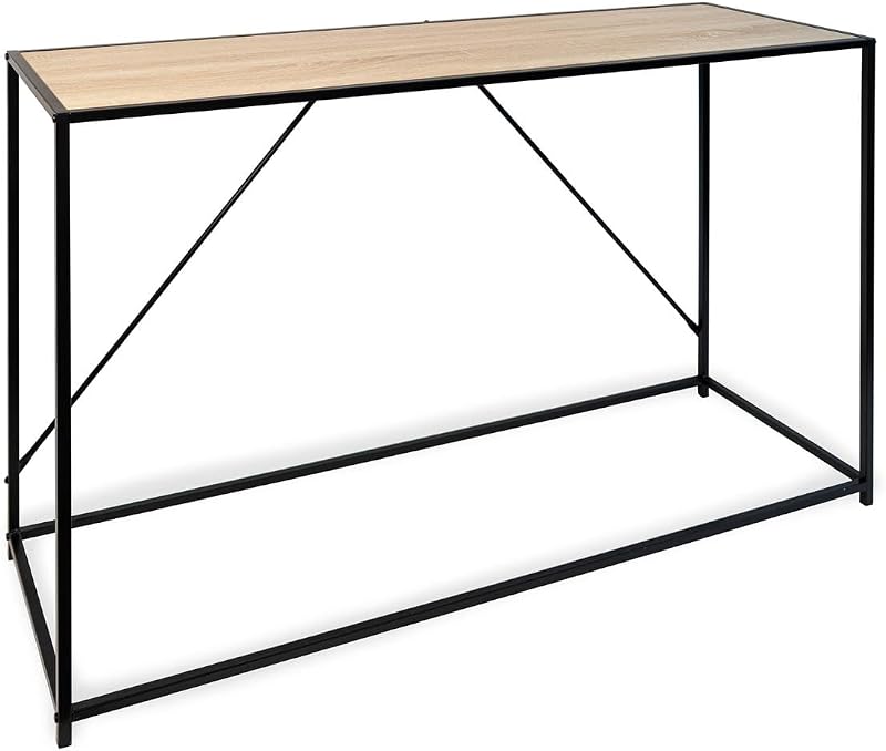 Consola Multifuncional con 1 Estante Moa de Hierro 120 x 40 x 85cm — foto 1 de 6