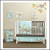 bird crib bedding
