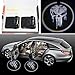 Spoya Pale Punisher Skull Wireless Magnetic Car door step LED welcome logo shadow ghost light laser projection projector light