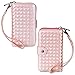 iPhone 6S Plus Case, Vofolen iPhone 6s Plus Wallet Case Detachable Zipper Plait PU Leather Card Holder Slot Holster Protective Slim Shell Magnetic Folio Flip Cover for iPhone 6 Plus 6S Plus -Rose Gold