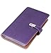 Name Card Book Holder Business Card Organizer for 240 Cards (purple)