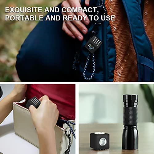 ZOFO LED Flashlights Rechargeable, Mini Handheld Flashlight for Kids, High Lumens Bike Lights, 3 Modes, Pocket Flashlight with USB Charging, IPX4 Waterproof- Camping, Night Hiking, Emergency(Black)