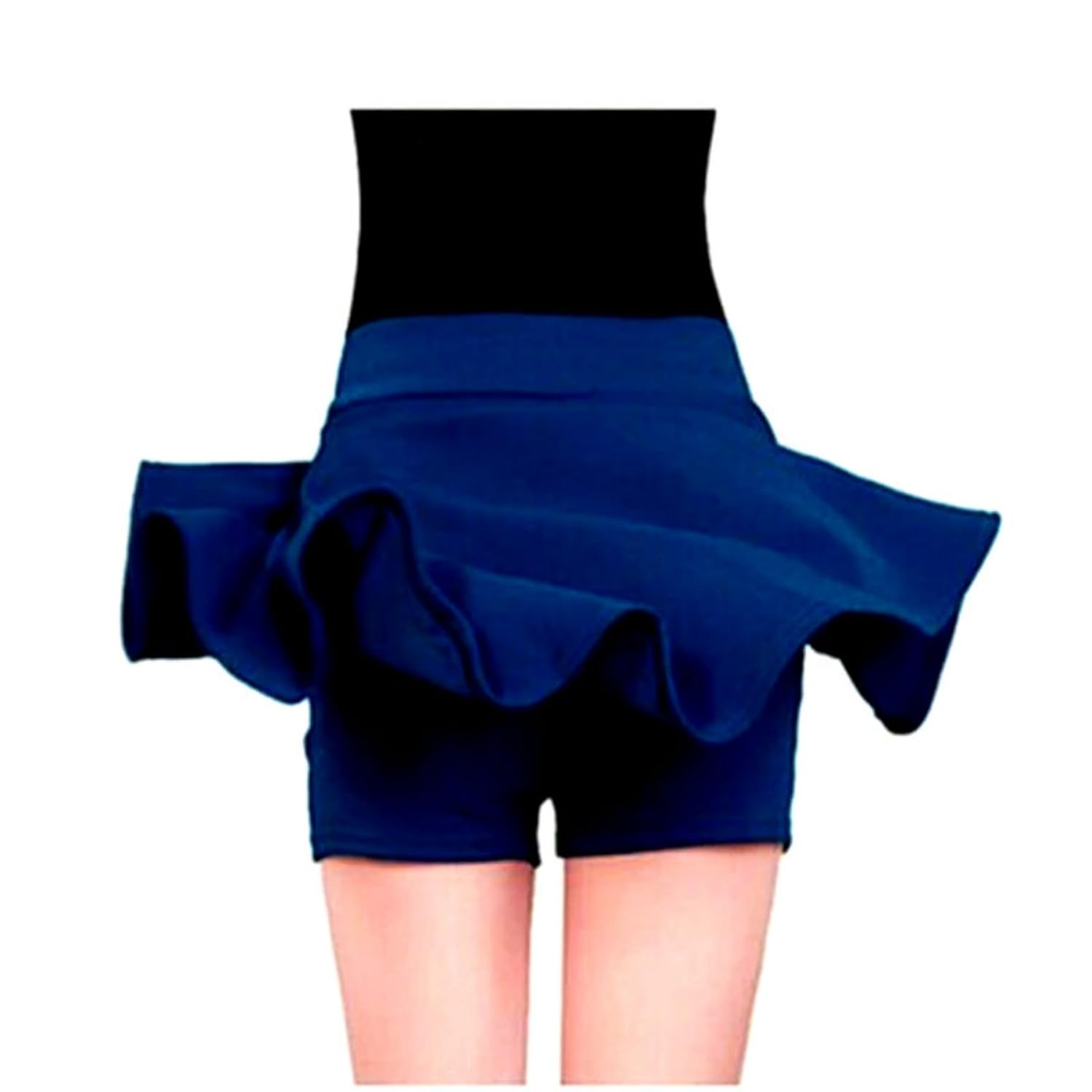 magna women's polycotton skirt (mag5, navy blue, small)