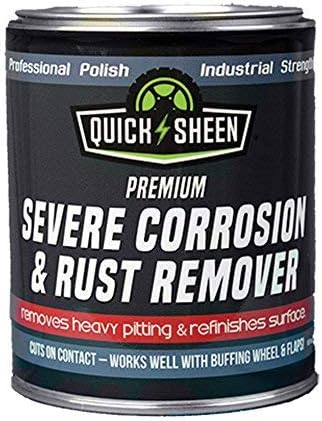 Quick Sheen Severe Corrosion & Rust Remover, Works Great On Rusty Bumpers & More. Guaranteed to Work.