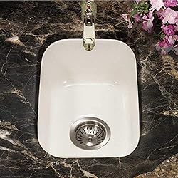 HOUZER PTB-1318 BQ Bar Sink, Biscuit