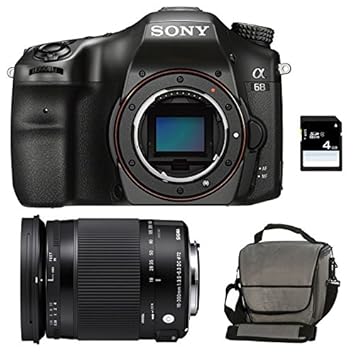SONY ALPHA 68 + SIGMA 18-300 CONTEMPORARY + Sac + Carte D 4 Go ...