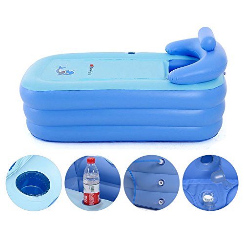 EoSaga Inflatable Bath Tub PVC Portable Tub SPA Environmental Portable