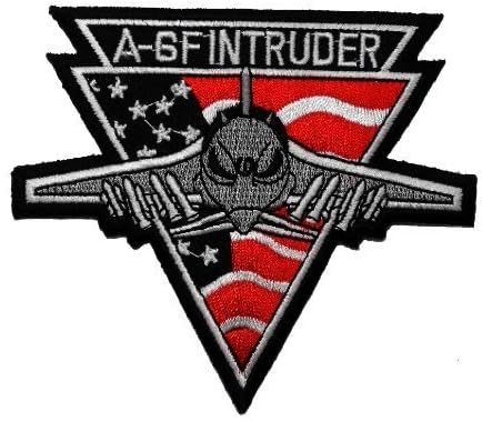 3.5" x 4"A-GF INTRUDER military aircraft United States U.S. military Officer USA Badge Embroidered Sew Iron on Patch