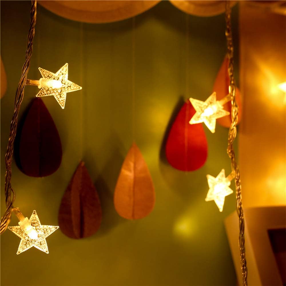 Star LED Fairy Lights, 10M 80 String Lights USB 8 Modes for Christmas Halloween Party Home Bedroom Decoration (Warm White) - Image 4