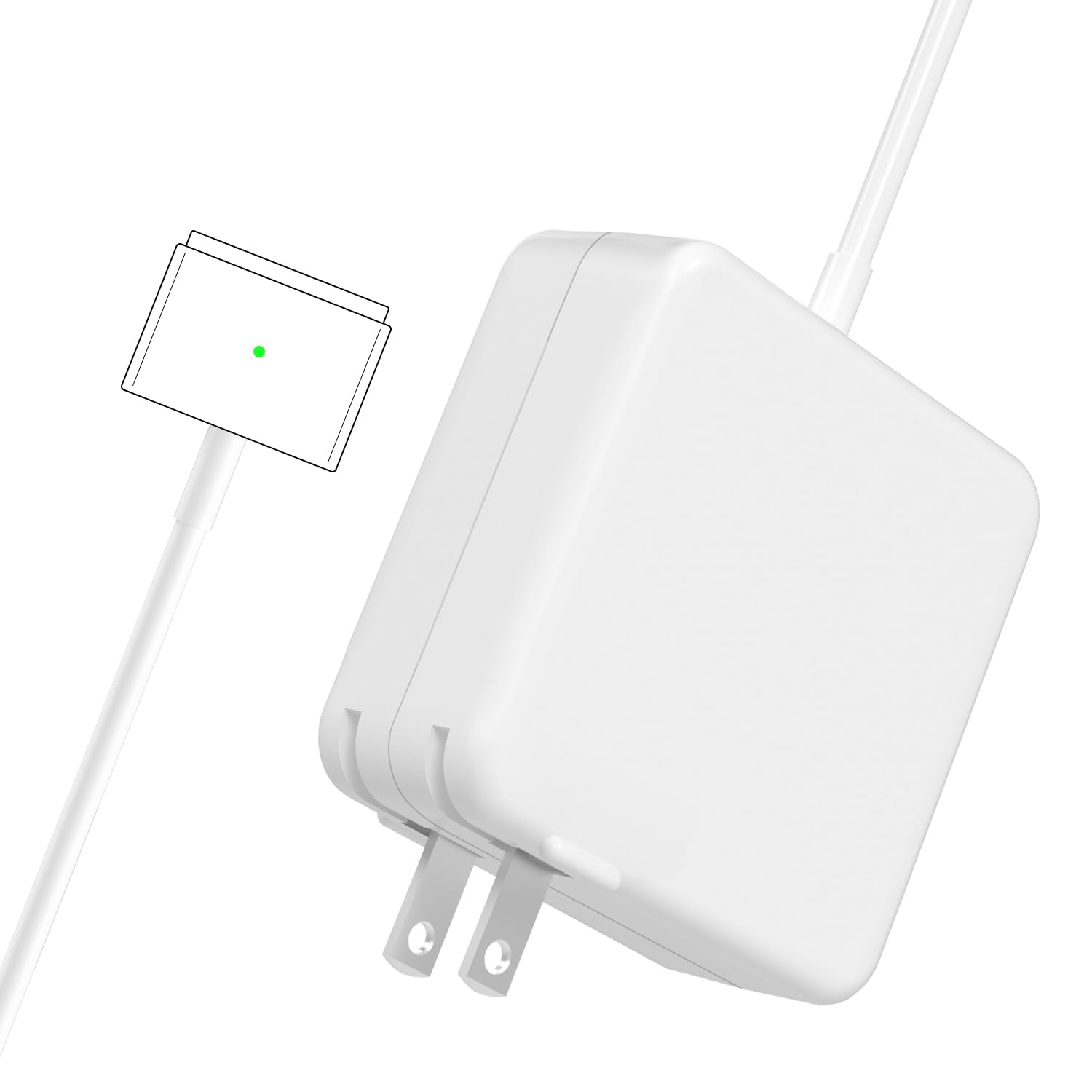 Photo 1 of Mac Book Pro Charger - 60W Magnetic 2T-Tip Power Adapter for Mac Book Pro/Air 11/13-inch Laptop (Between 2012-2017)