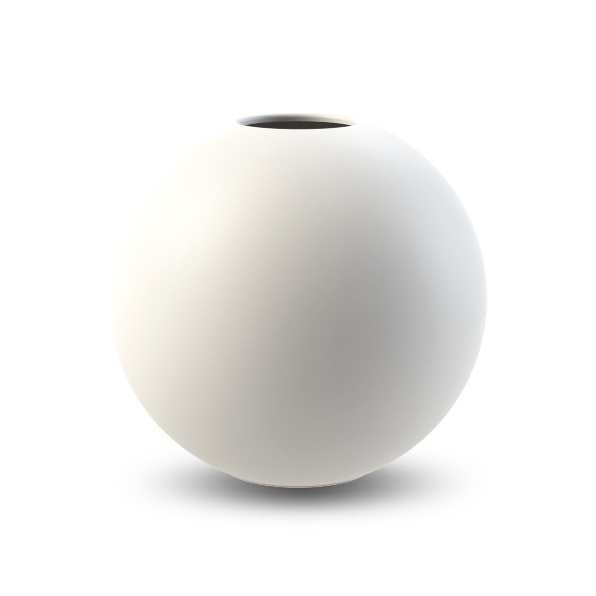 Cooee Design Ball Vase 10cm White