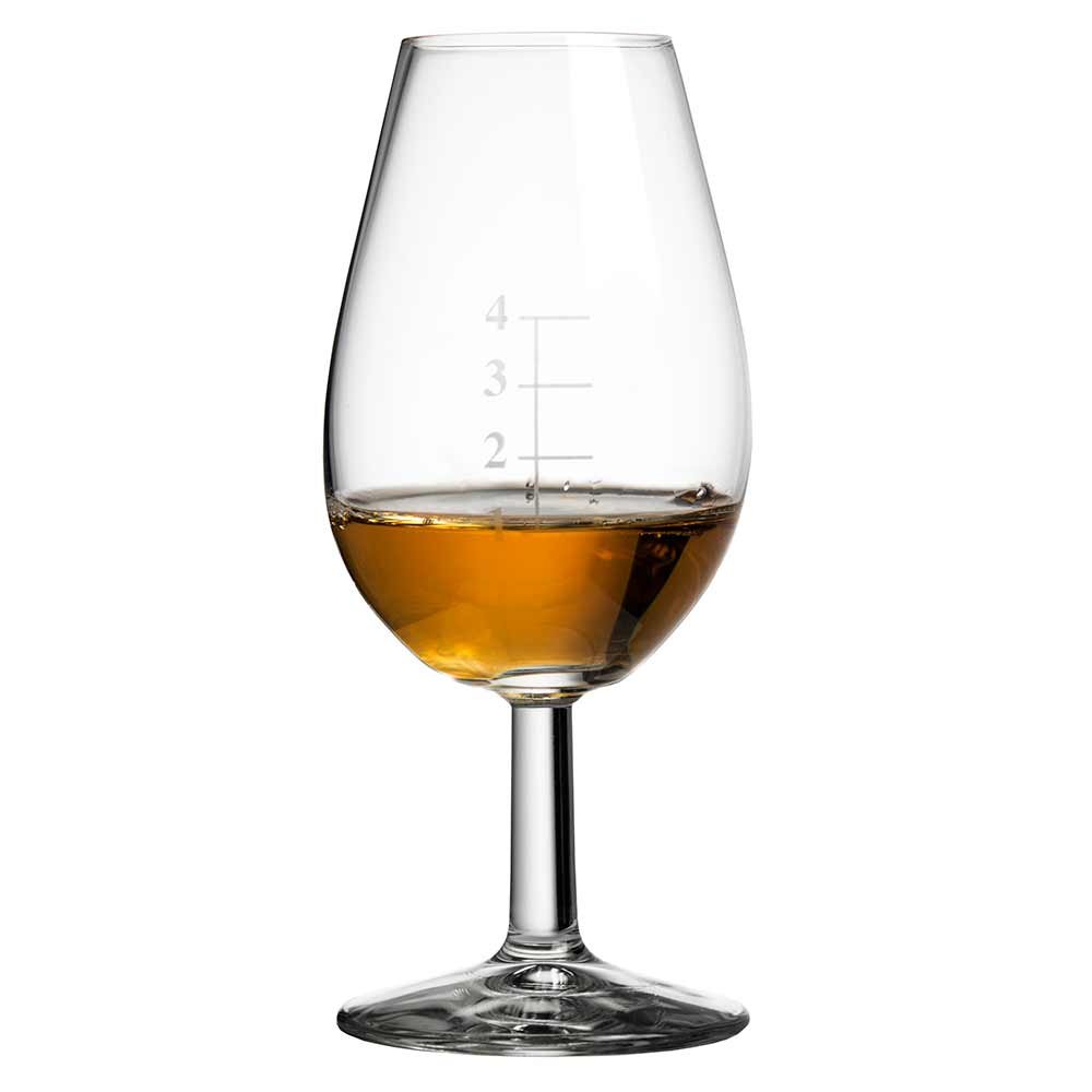 Distillery Taster Glass with Gauge Lines 14cl Single Crystal Whisky