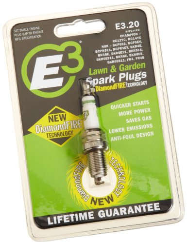 E3 Spark Plugs E3.20 Lawn and Garden Spark Plug with DiamondFIRE Technology, 14mm, 0.750