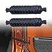 Enhanced Version Paracord Door Limiting Straps Heavy Duty Straps 550 Pound Strength Durable Swing Limiter for Jeep Wrangler Door Strap Replacement Accessories CJ YJ TJ JK (Pack of 2,Black)