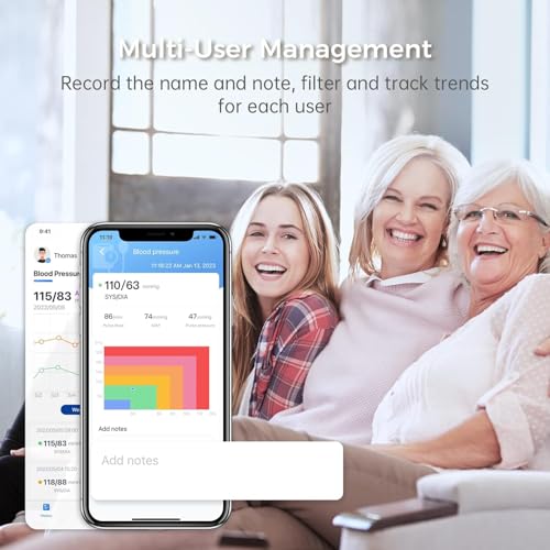 CheckMe BP2 Connect Arm Blood Pressure Monitor with ECG, 3 Consecutive Measurements, AI Analysis Report, Bluetooth and WiFi, Pulse Meter, Unlimited Data Management in APP