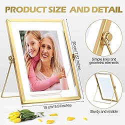 Bucherry 4 Pieces Picture Frame Metal Floating