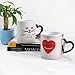 Yuwu Mom Mug Funny Color Changing Mugs Heat Changing Heart Valentines Cup Novelty I Love You Morning Magic Coffee Cup Christmas Gifts For Men Women Mom Dad Mug
