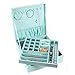 MALEDEN Jewelry Box, 2 Layers Lint Jewelry Organizer Case for Necklaces, Earrings, Bracelets and Rings Display, Large Capacity with Lock