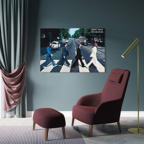 NENBN Poster sur toile The Beatles – Décoration murale moderne pour chambre à coucher – 20 x 30 cm - Les Beatles, Paul McCartney, John Lennon, RIngo Starr, George Harrison NENBN Poster sur toile The Beatles - Décoration murale moderne pour chambre à coucher - 20 x 30 cm – Image 5