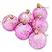 Hot Sale! Clearance!Todaies 6Pcs Christmas Balls Baubles Party Xmas Tree Decorations Hanging Ornament Decor (6cm, Pink)