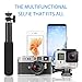 Selfie Stick, UBeesize Extendable Monopod with Tripod Stand and Wireless Shutter Remote, Compatible with iPhone, Samsung, Other Android Phones, Digital Cameras and GoPro