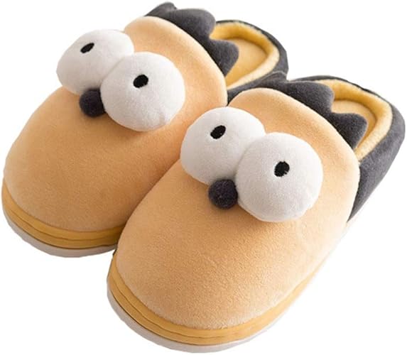 Amazon Co Jp Hsfeo スリッパ 踵付き ルームシューズ 秋冬用 大きい目 カートゥーン かわいい ベルベット 子供 キッズ 女の子 男の子 室内 室外 保温 防寒 ふわふわ 暖かい 低反発 防滑 洗える 厚底 軽量 履き脱ぎやすい 快適 ウィンター シューズ バッグ