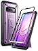 SUPCASE for Samsung Galaxy S10 Case with Satnd (Unicorn Beetle Pro), [Built-in Belt Clip] Heavy Duty Shockproof Rugged Protective Phone Case Without Built-in Screen Protector for Galaxy S10, Purple
