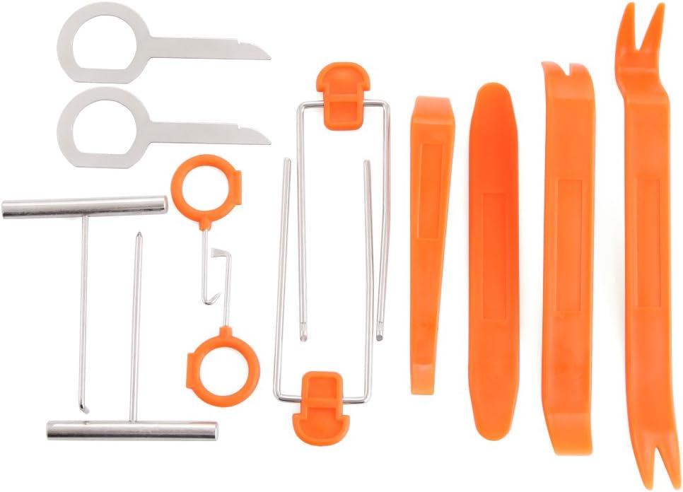 Bezie(TM) Disassembly Tool 12pcs/set Fit For Audi A4 B6 A3 A6 C5 Q7 A1 A5 A7 A8 Q5 R8 TT S5 S6 S7 S8 SQ5