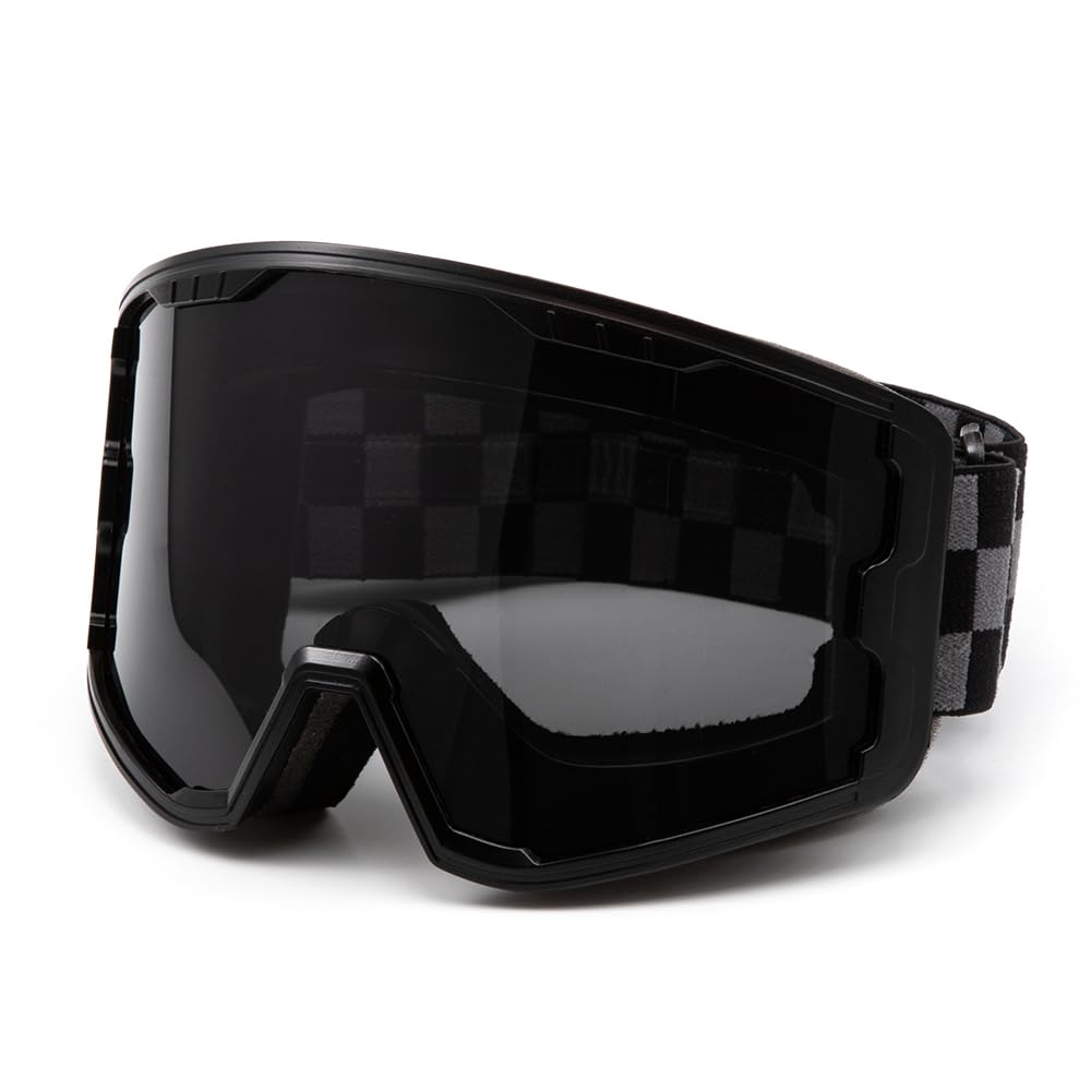 APEBAZY Motorcycle Goggles - Dirt Bike ATV Motocross Anti-UV Adjustable Riding Offroad Protective Goggles for Men Women Kids Youth Adult