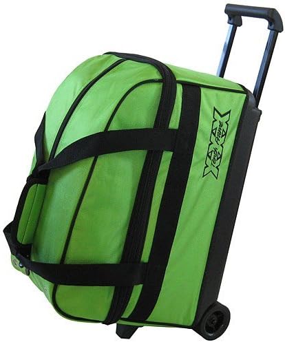 Tenth Frame Basic Double Roller Bowling Ball Bag (Lime)