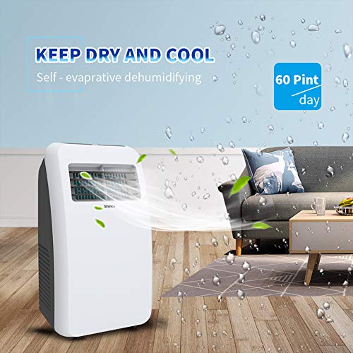 Shinco 8,000 BTU Portable Air Conditioners with Builtin Dehumidifier