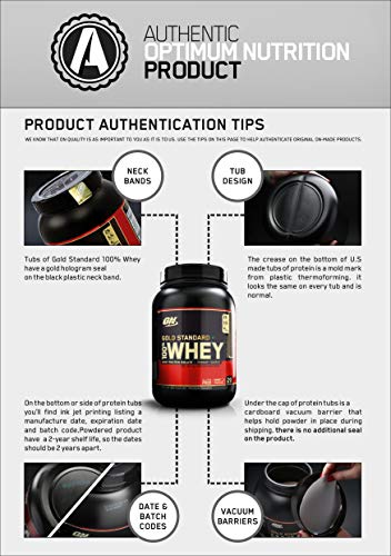 Optimum Nutrition (ON) Gold Standard 100% Whey Protein Powder - 2 lbs, 907 g (Chocolate Malt) 2 Optimum Nutrition (ON) Gold Standard 100% Whey Protein Powder - 2 lbs, 907 g (Chocolate Malt) - Image 2